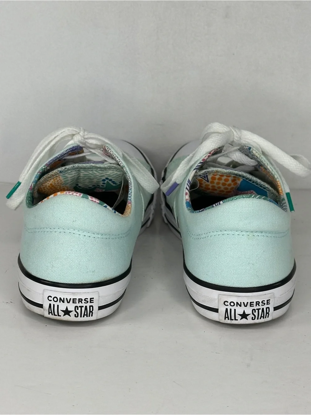 Converse All Star Sea Foam Green Low-Top Canvas‎ Sneakers Activewear Sz 6